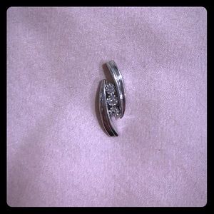 Diamond accent necklace pendant